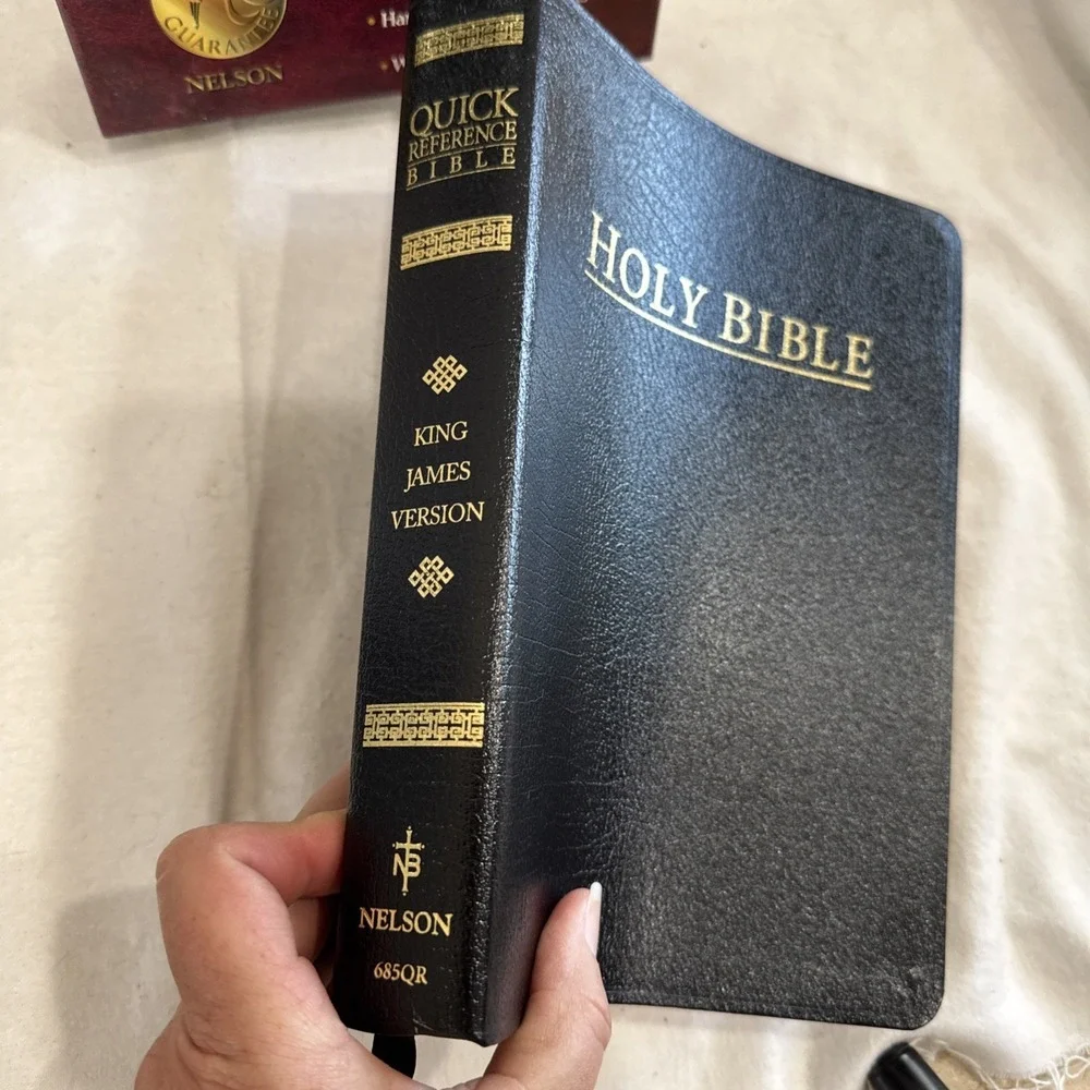 King James Quick Reference Bible Thomas Nelson Large Print Words Christ Red MINT